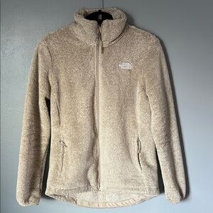 The North Face Osito Women's Jacket Beige Full Zip Fuzzy Medium